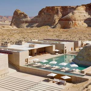 تصویر - هتل Amangiri Resort ، هتلی زیبا در دل کویر جنوب غربی آمریکا - معماری